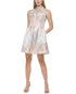 Vince Camuto Jacquard Fit Flare Dress